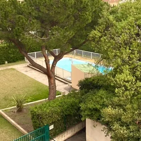 Appartement 2 Flat With Sea View, Private Parking, Swimming Pool, And Ac *