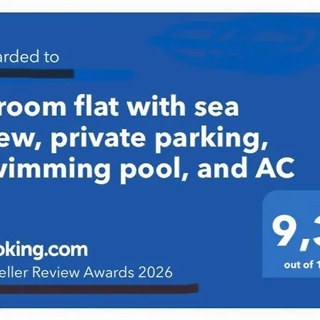 Διαμέρισμα Sea View - Private Parking, Swimming Pool, Air Conditioning Καν-συρ-Μερ